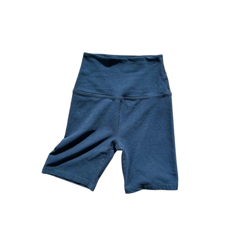 Blue biker shorts